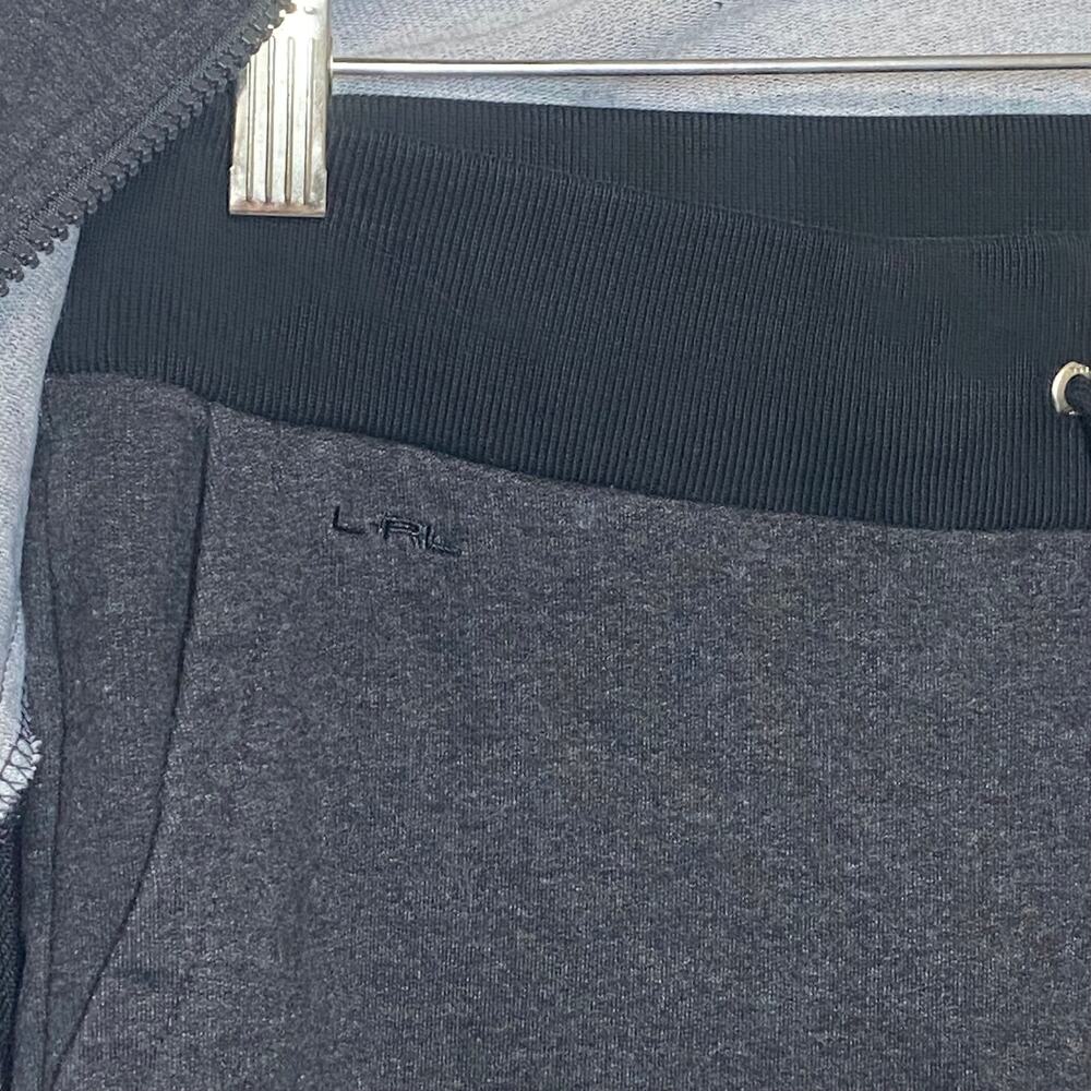 Lauren Active Ralph Lauren Jogger Set • Jacket M • Pants S • Dark Gray/Black - Picture 2 of 7